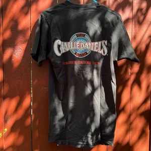 Vintage Charlie Daniels Late 80’s Band Tour Tee Shirt